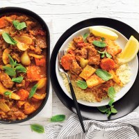 Slow-cooker Moroccan Parsnip and Lamb Casserole